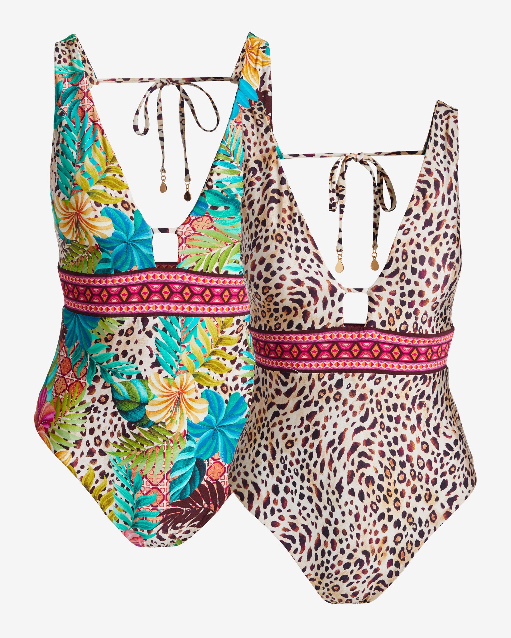 Paradise Heat Plunge One Piece Multi - Image 2