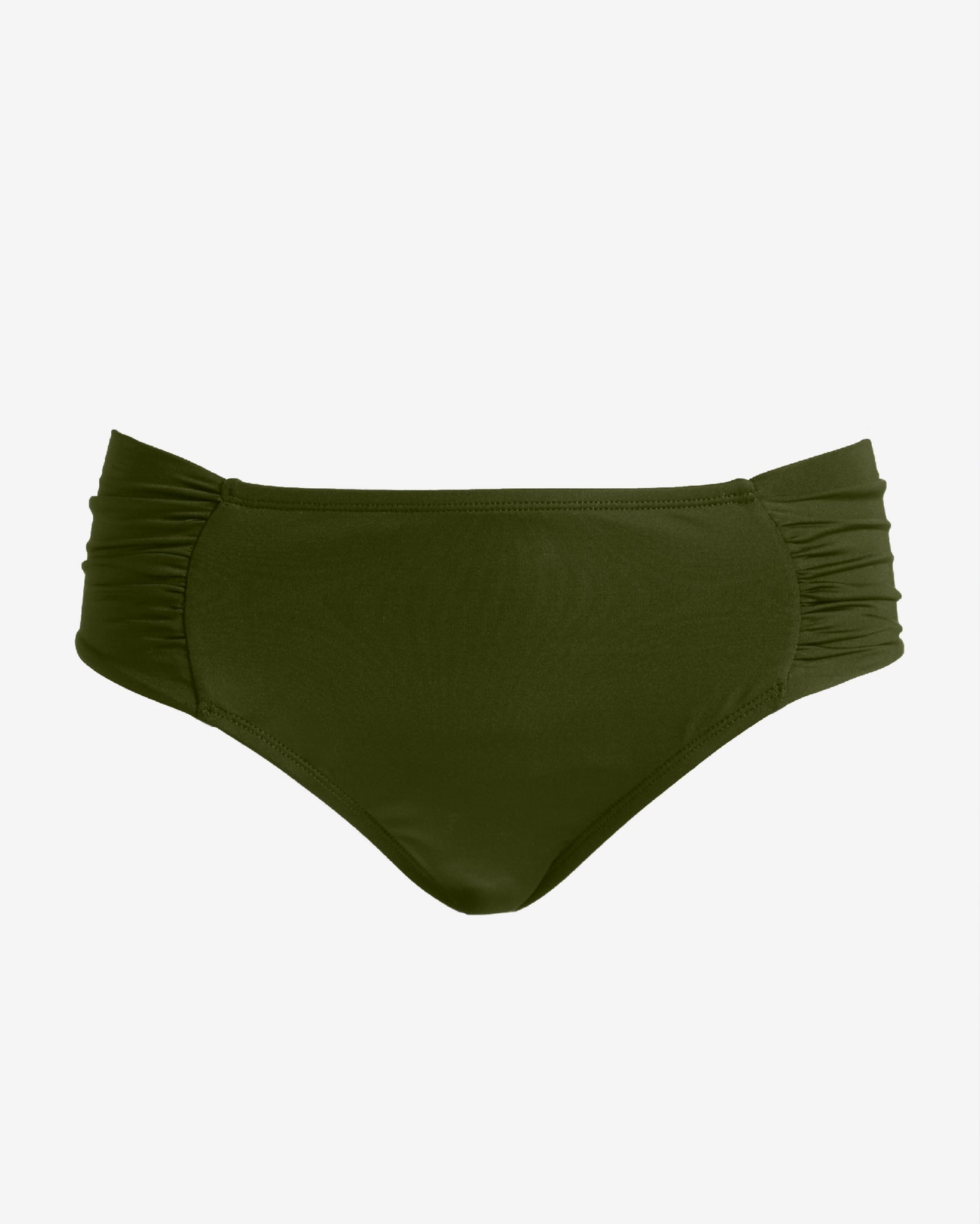 Swim Sense Side Ruched Bikini Bottom Forest Night - Image 2